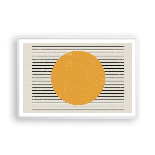 Plagát v bielom ráme - Sila jednoduchosti - 91x61 cm