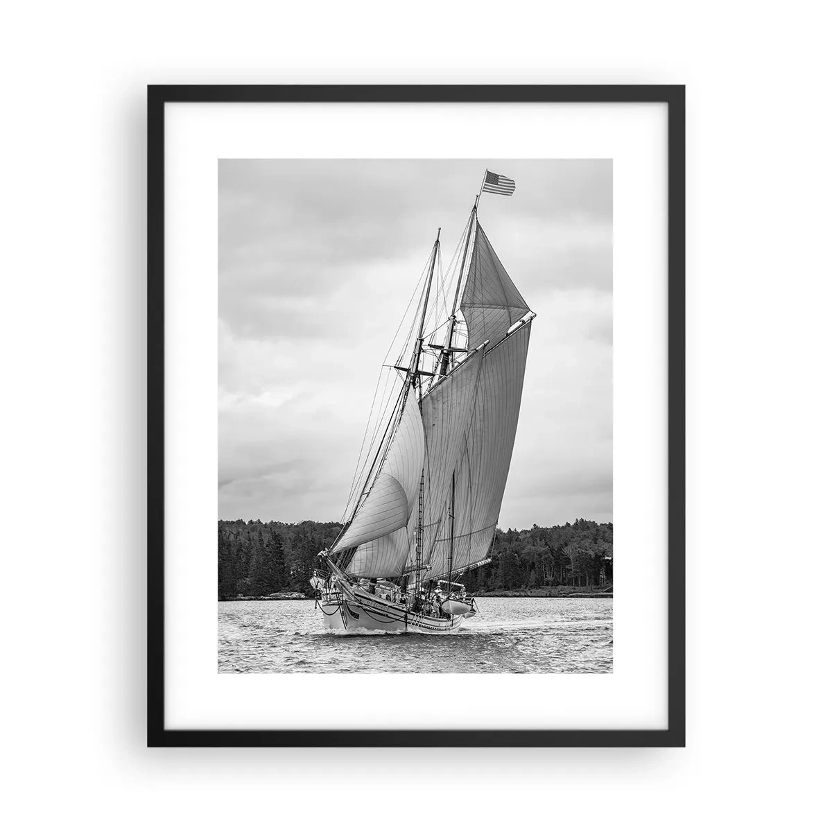 Plagát v čiernom ráme - Bratia vetra - 40x50 cm