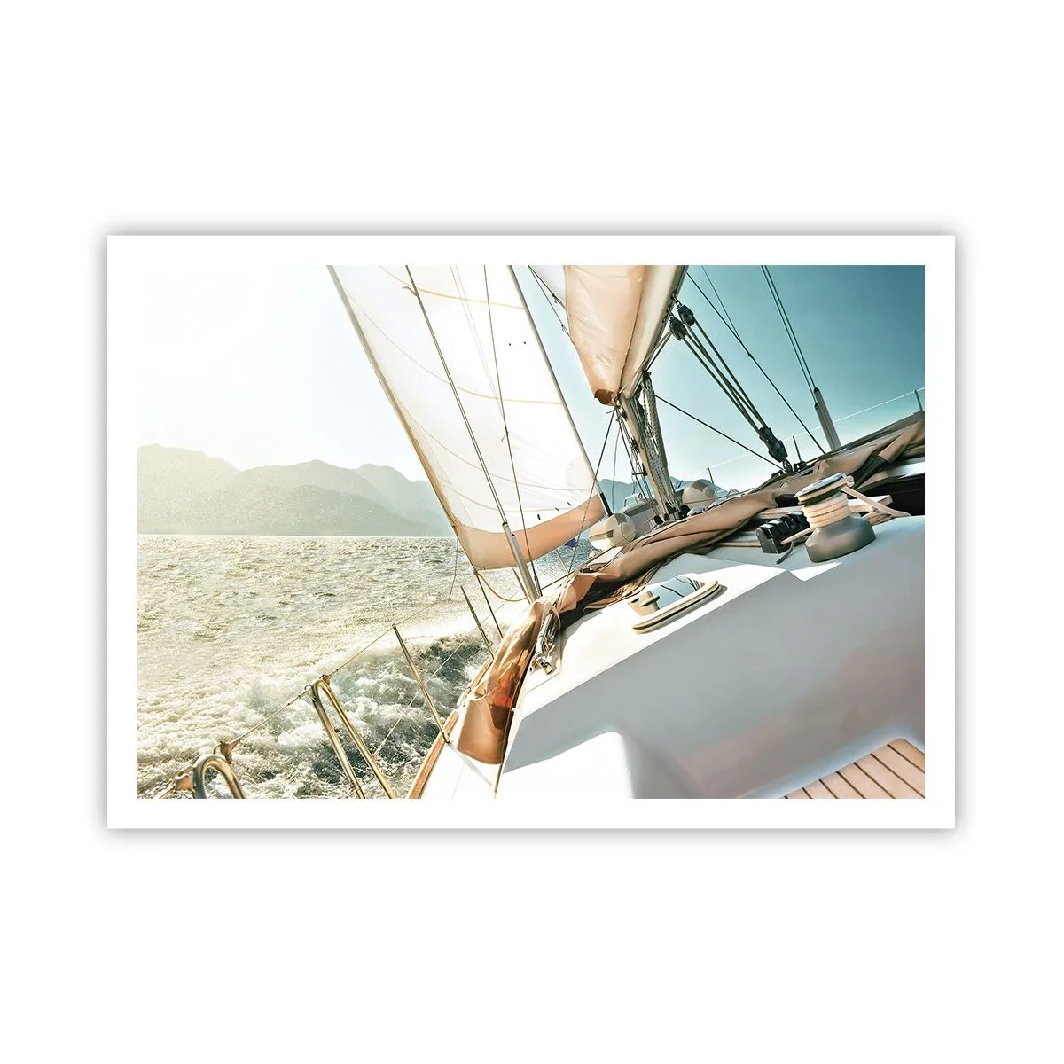 Plagát - Pod plnými plachtami - 100x70 cm