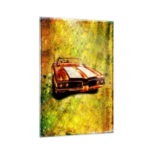 Obraz na skle - Sila začarovaná do tvarov - 70x100 cm