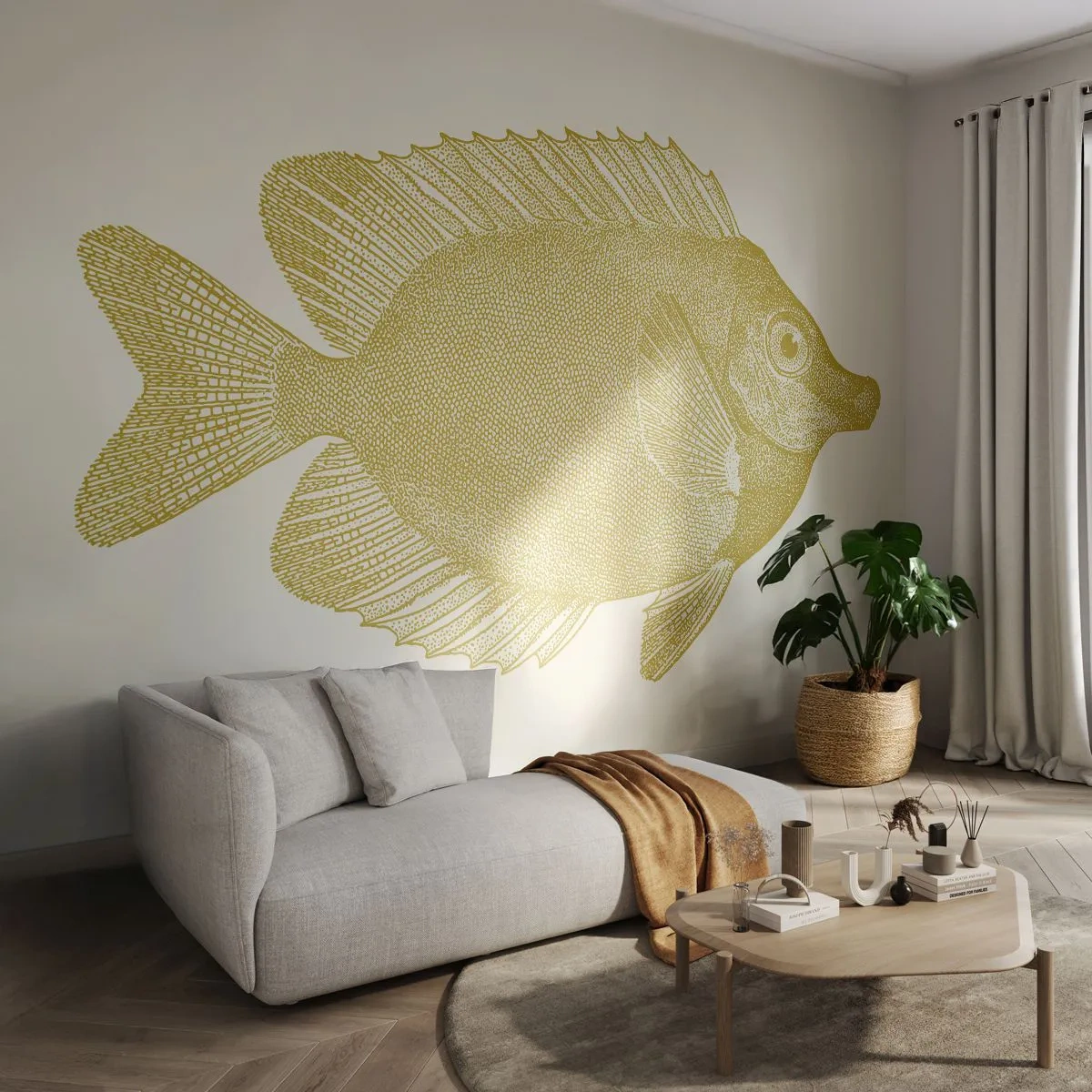 Fototapeta Premium Canvas - Proste ryba - Ryby, Prímorské, Zviera - 250x175 cm