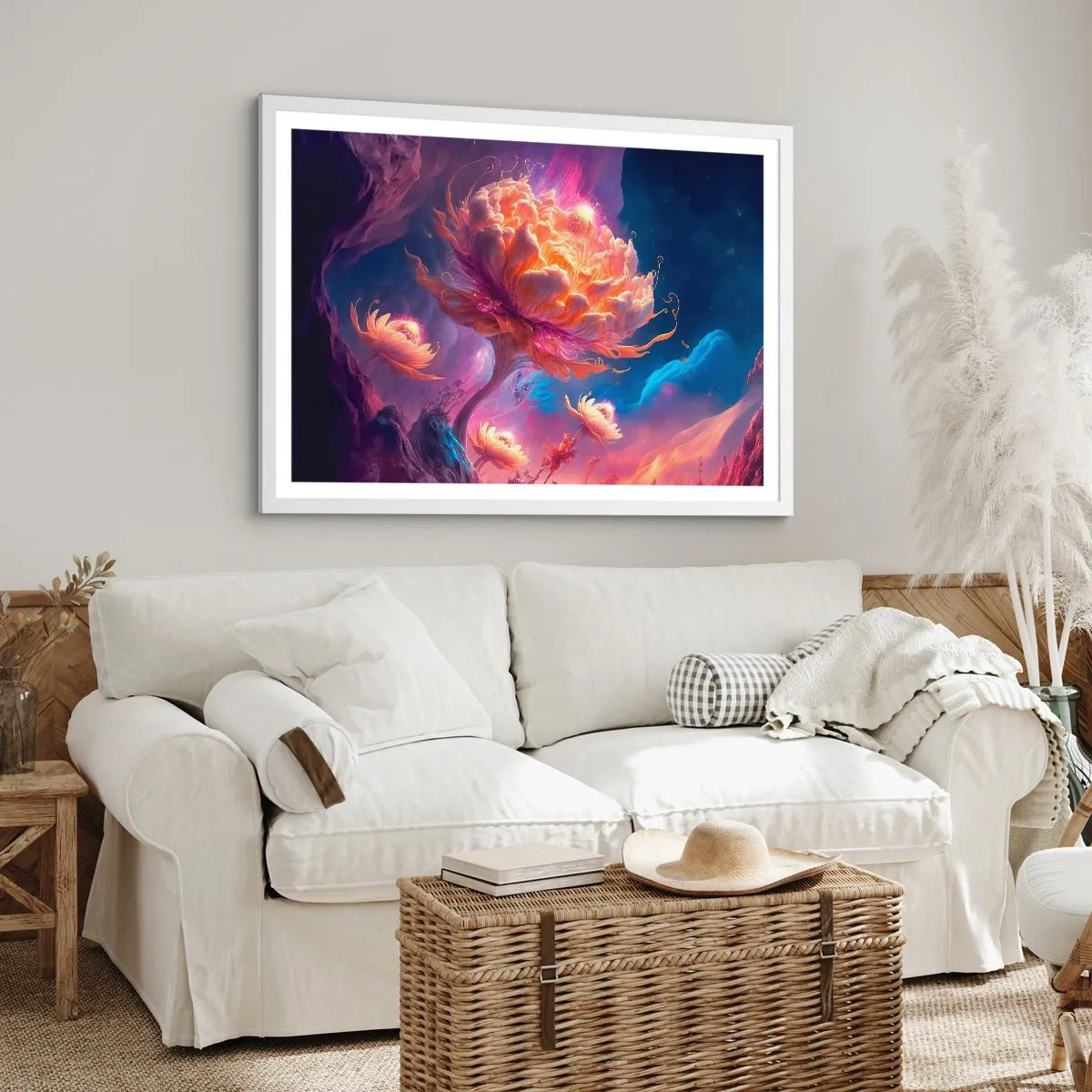 Plagát v bielom ráme - Iný svet - 100x70 cm