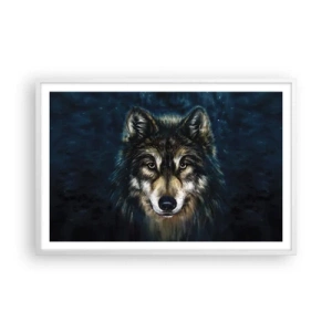 Plagát v bielom ráme - Alfa? A omega - 91x61 cm