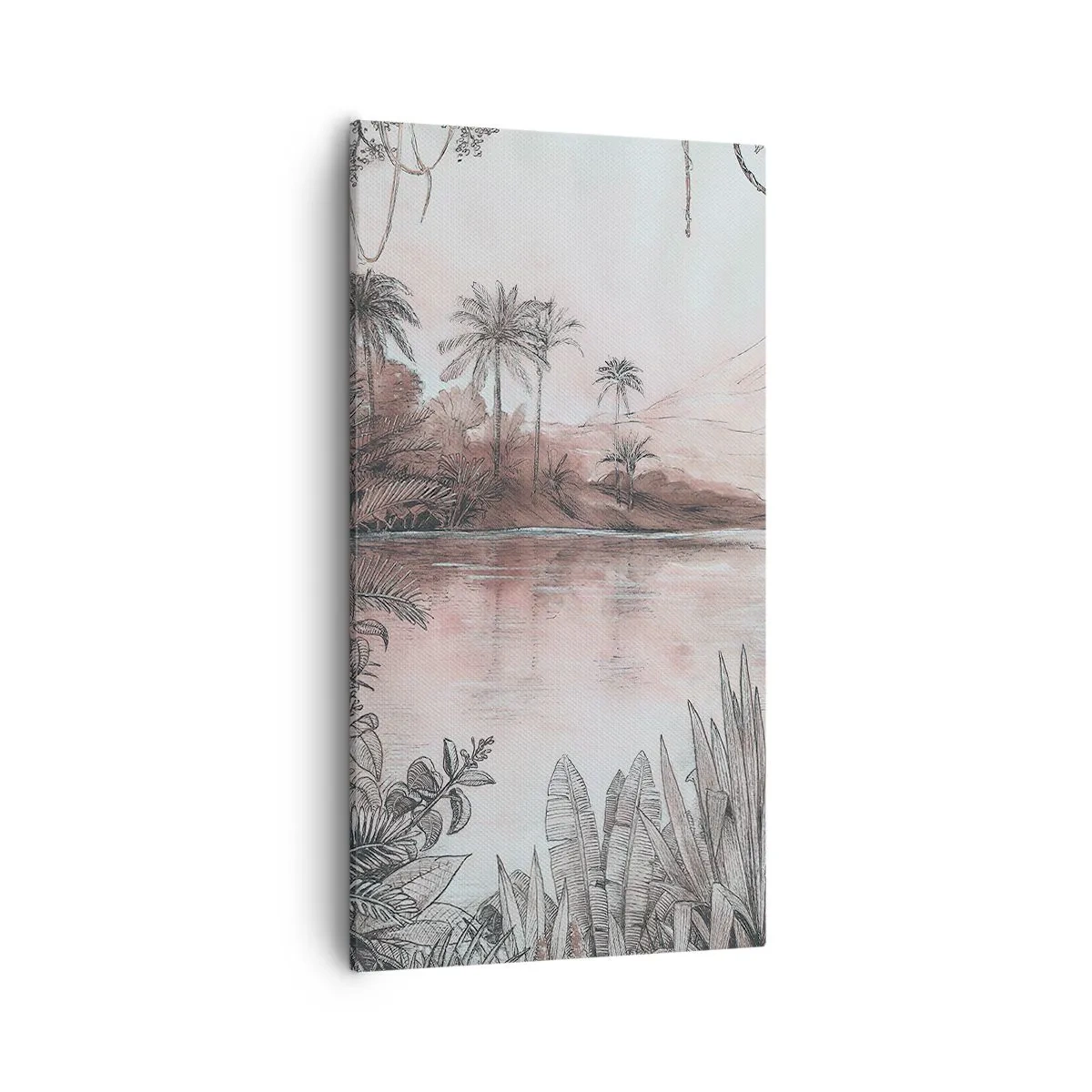 Obraz na plátne - Denník cestovateľa z 19. storočia - 55x100 cm