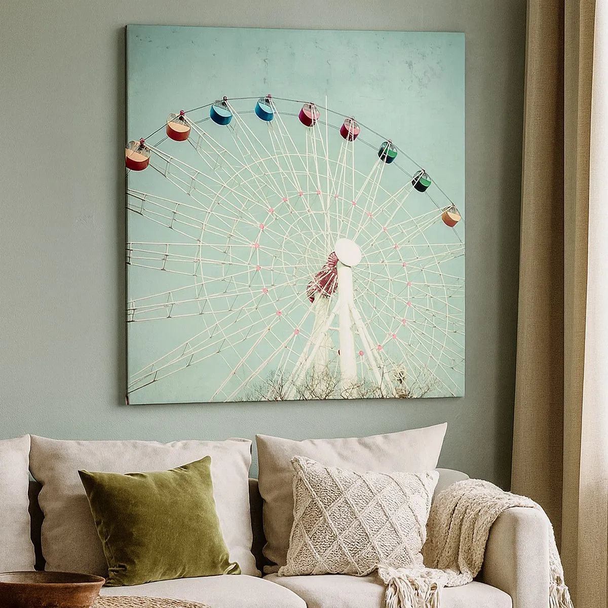 Obraz na plátne - Pozývame vás na zábavu - 30x30 cm