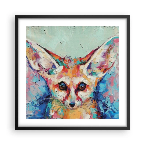 Plagát v čiernom ráme - Ste na mňa pripravení? - 50x50 cm