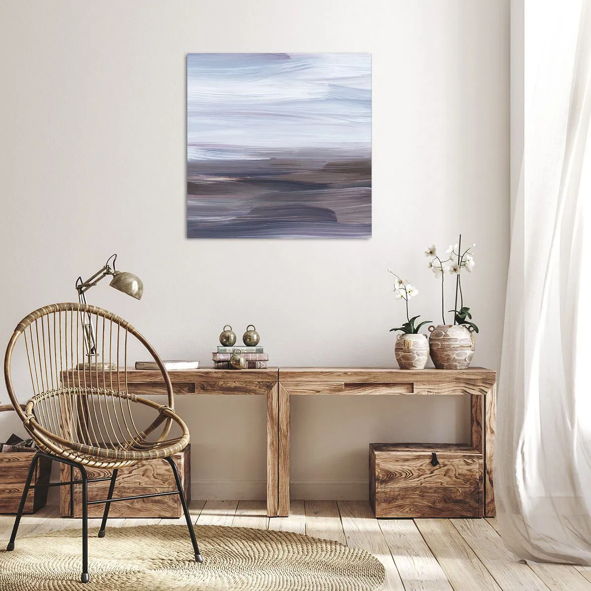 Obraz na plátne - Živly: voda - 30x30 cm