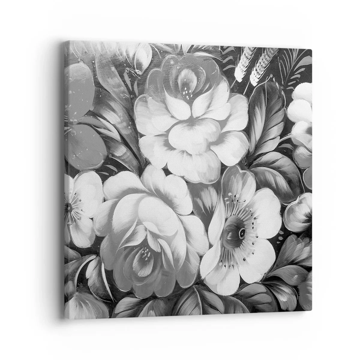 Obraz na plátne - Krásne dokonca v šedej - 40x40 cm