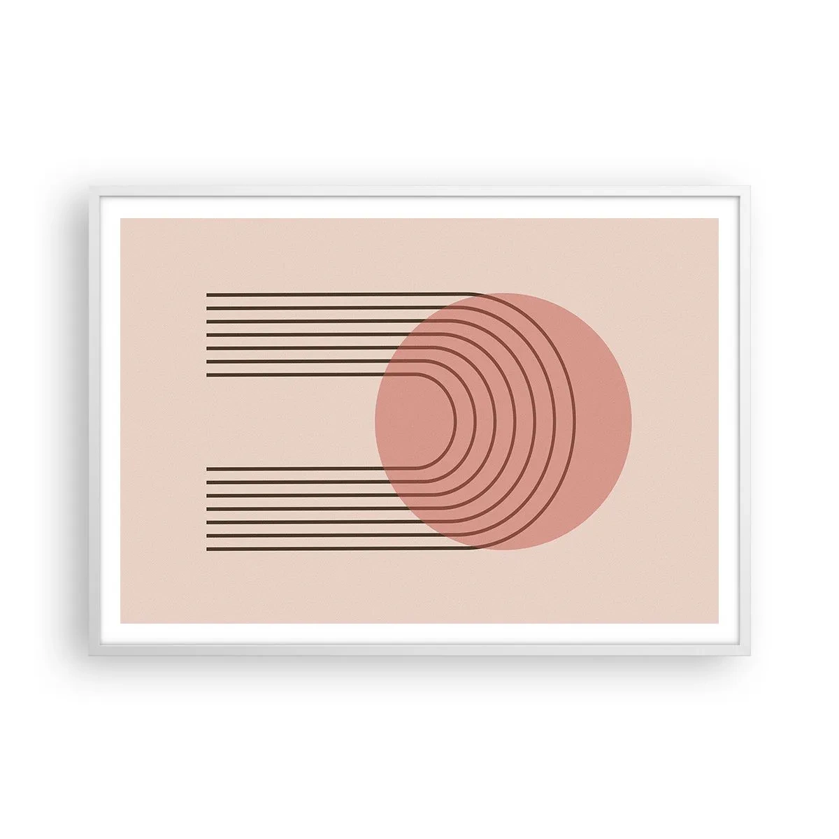 Plagát v bielom ráme - Neodolateľná príťažlivosť - 100x70 cm