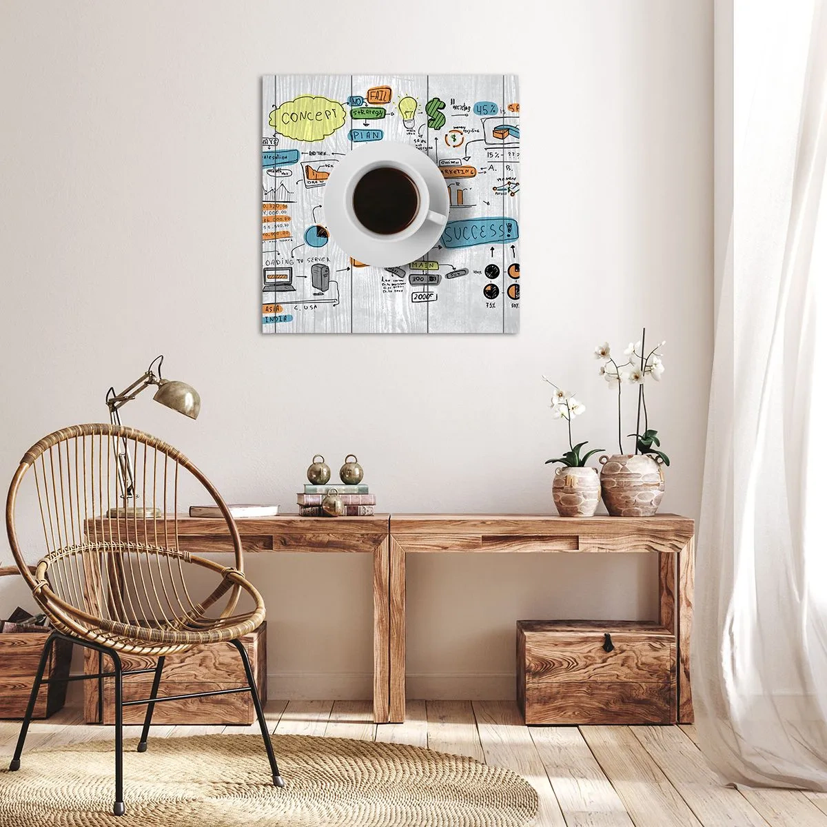 Obraz na plátne - Čas na prestávku - 70x70 cm