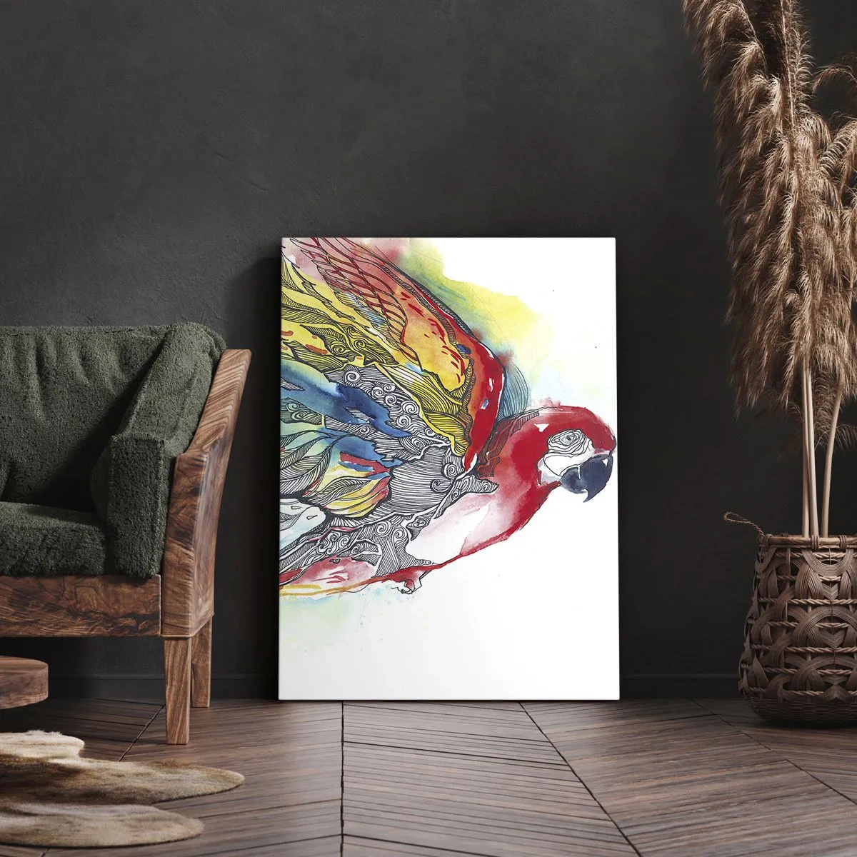 Obraz na plátne - Ži farebne - 50x70 cm
