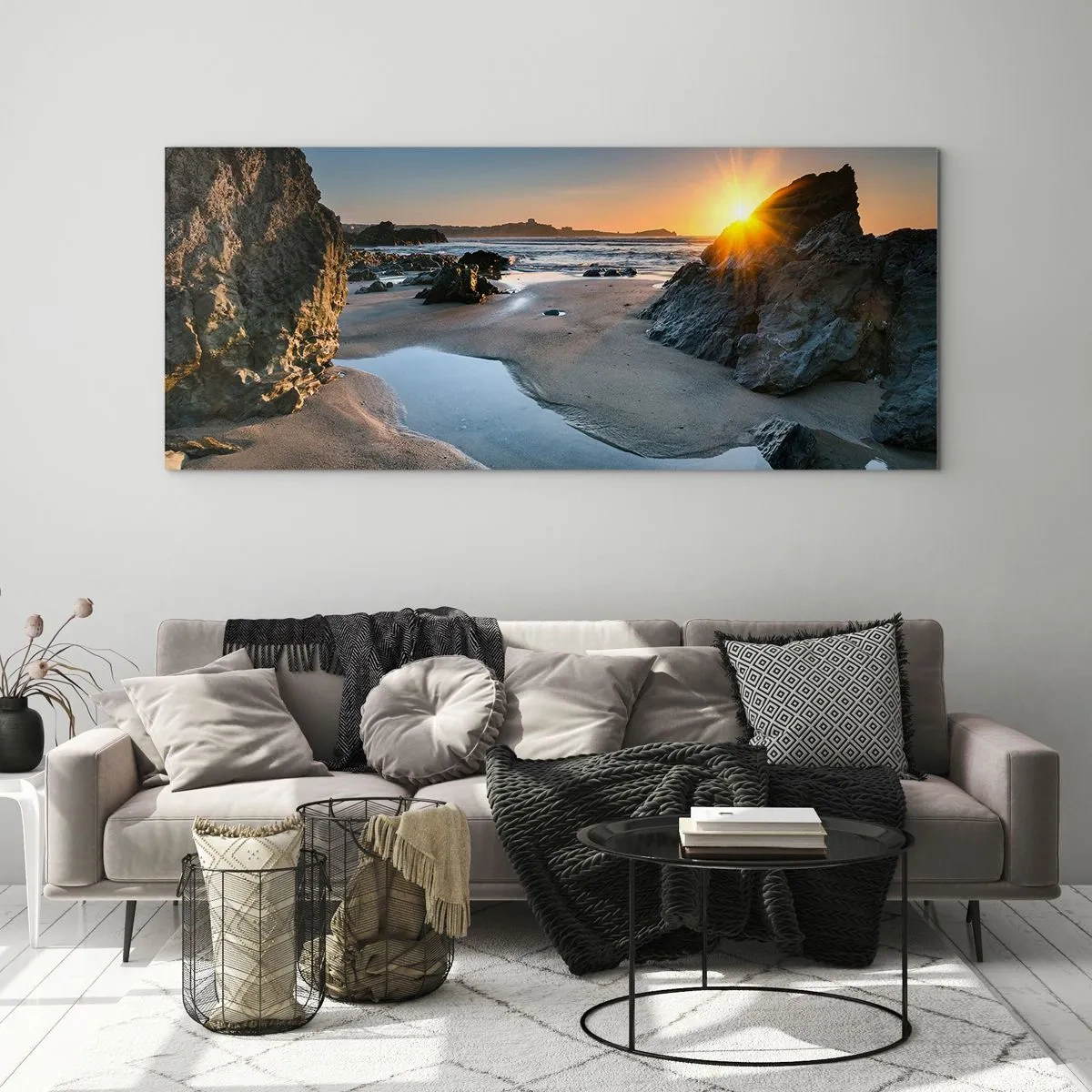 Obraz na skle - Nedotknuté ľudskou rukou - 90x30 cm