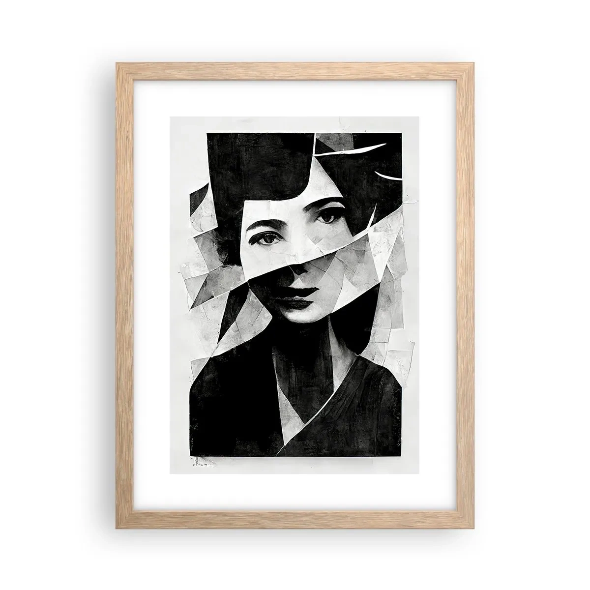 Plagát v ráme zo svetlého duba - Niečo o tebe… - 30x40 cm