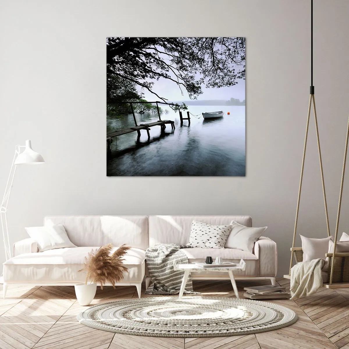 Obraz na plátne - Už odpočívaš - 70x70 cm