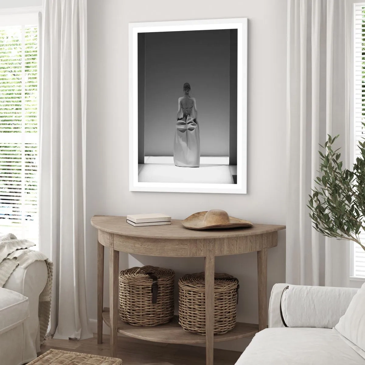 Plagát v bielom ráme - Rafinovaná jednoduchosť - 70x100 cm