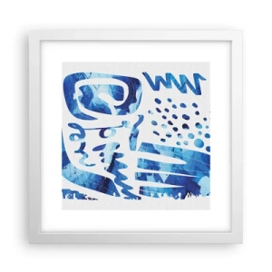 Plagát v bielom ráme - Späť ku koreňom - 30x30 cm