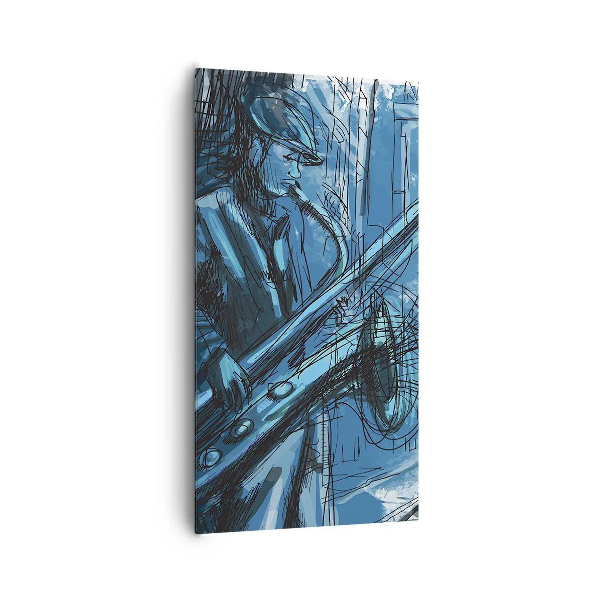 Obraz na plátne - Mestská rapsódia - 65x120 cm