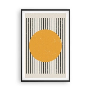 Plagát v čiernom ráme - Sila jednoduchosti - 61x91 cm