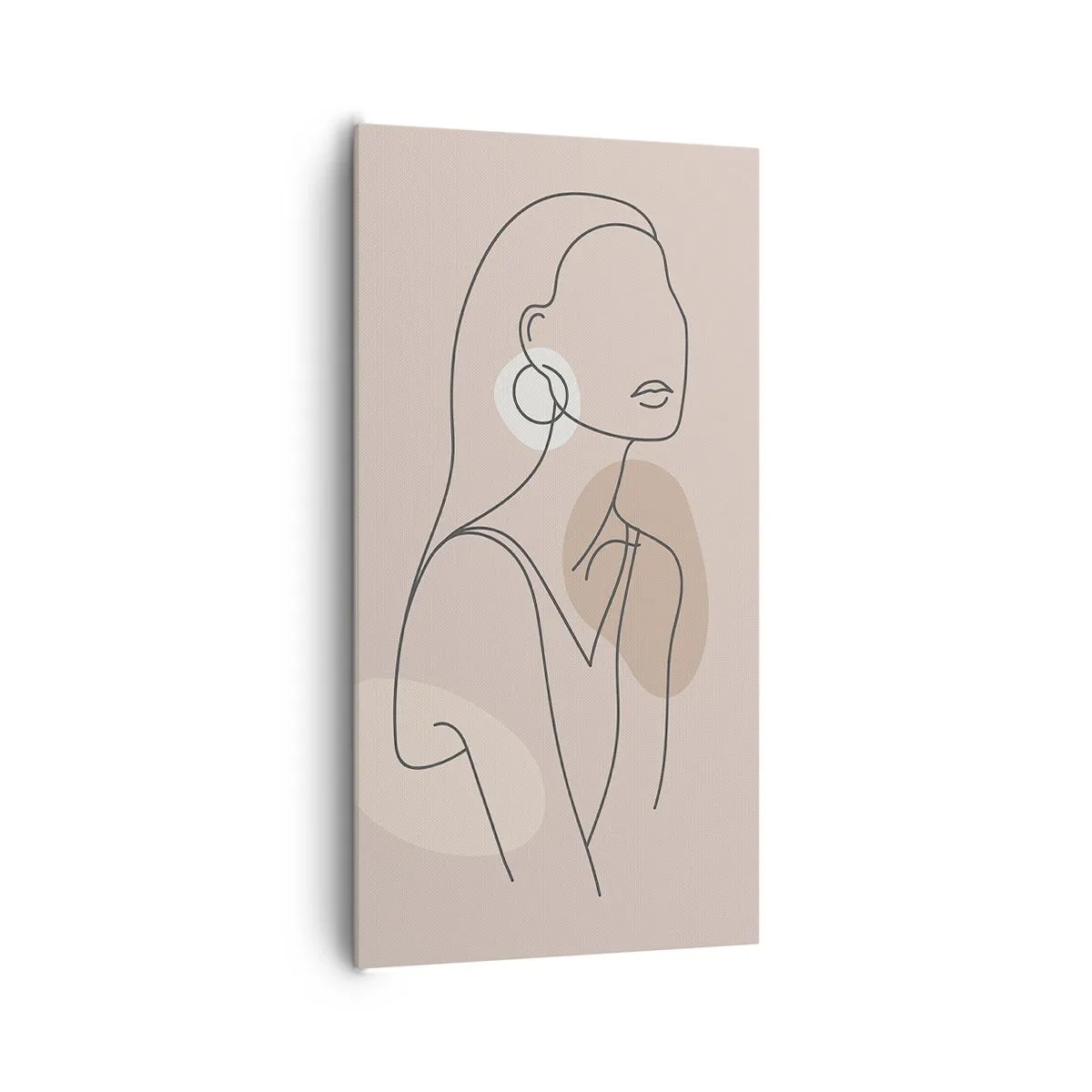 Obraz na plátne - Dievčenská ikona - 65x120 cm