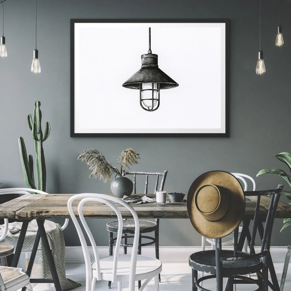 Plagát v čiernom ráme - Ako pred rokmi… - 70x50 cm