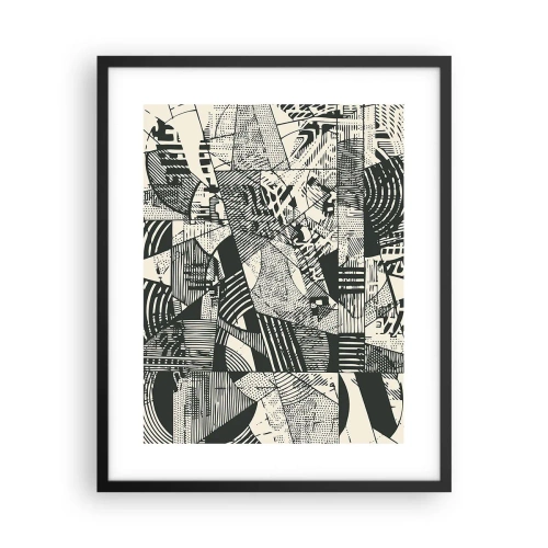 Plagát v čiernom ráme - Dynamika súčasnosti - 40x50 cm