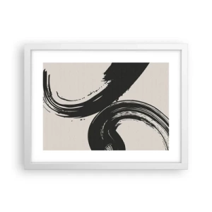 Plagát v bielom ráme - S rozmachom a dookola - 40x30 cm