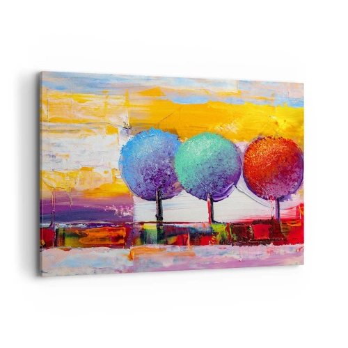 Obraz na plátne - Do tretice všetko dobré - 100x70 cm