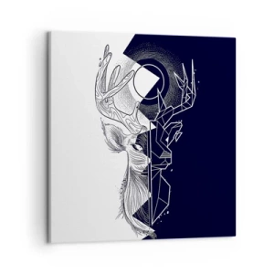 Obraz na plátne - Boj a jednota opakov - 50x50 cm