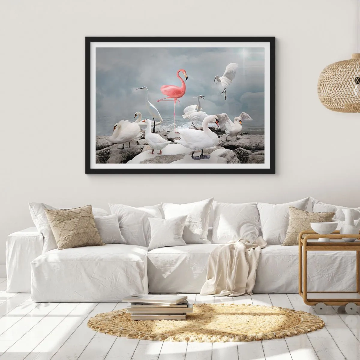 Plagát v čiernom ráme - Kde som sa tu vzal? - 50x40 cm