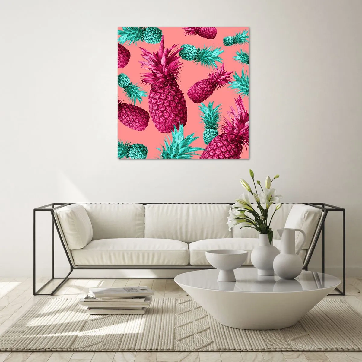 Obraz na skle - Sloboda je sladká - 50x50 cm