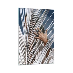 Obraz na skle - Šamanové dievča? - 80x120 cm