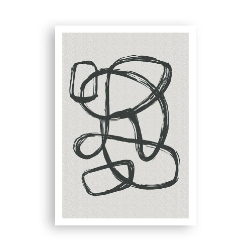 Plagát - Abstrakcie v slučke - 70x100 cm