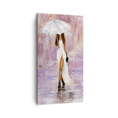Obraz na plátne - V ľaliovom daždi - 45x80 cm