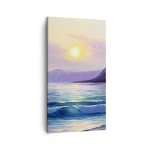 Obraz na plátne - Krištáľ vody a vzduchu - 45x80 cm