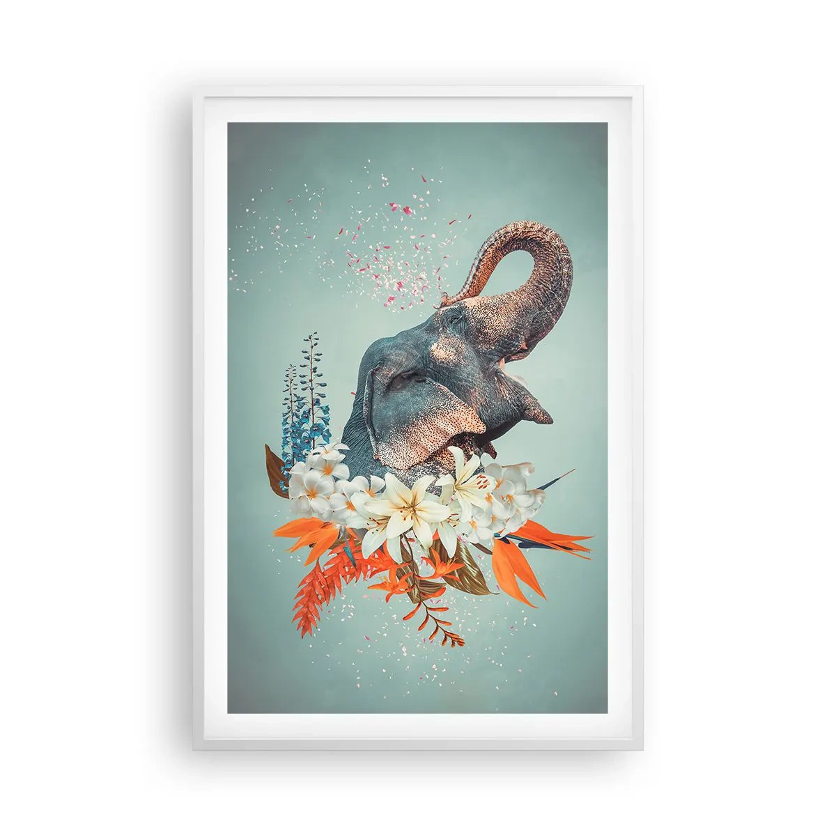 Plagát v bielom ráme - Rev radosti - 61x91 cm