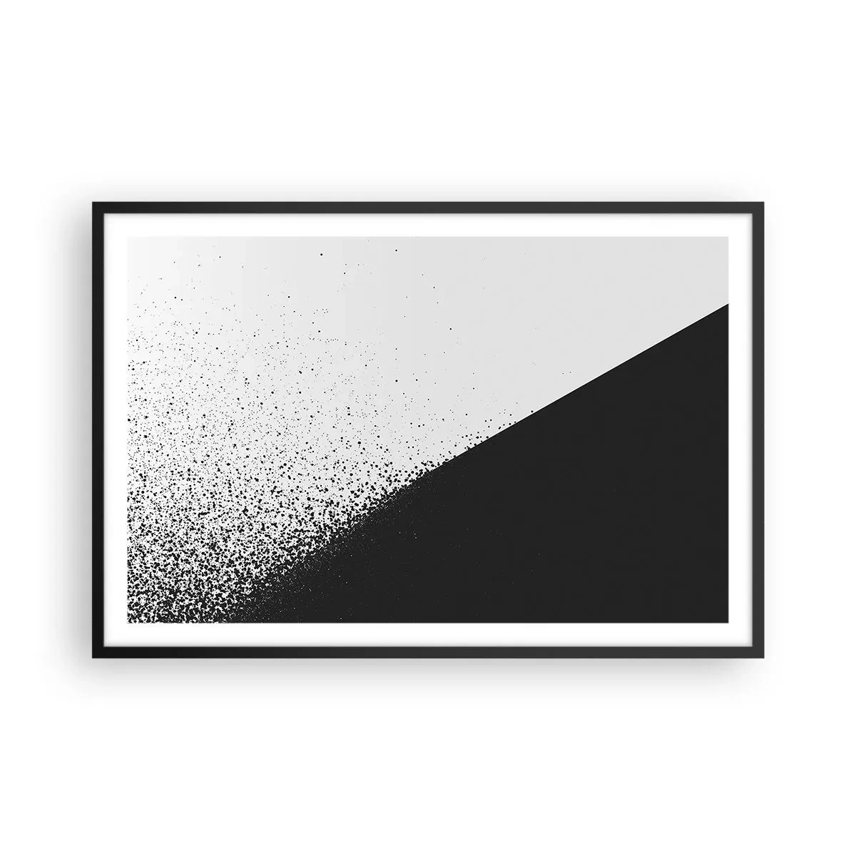 Plagát v čiernom ráme - Rýchlejšie a rýchlejšie, viac a viac - 91x61 cm