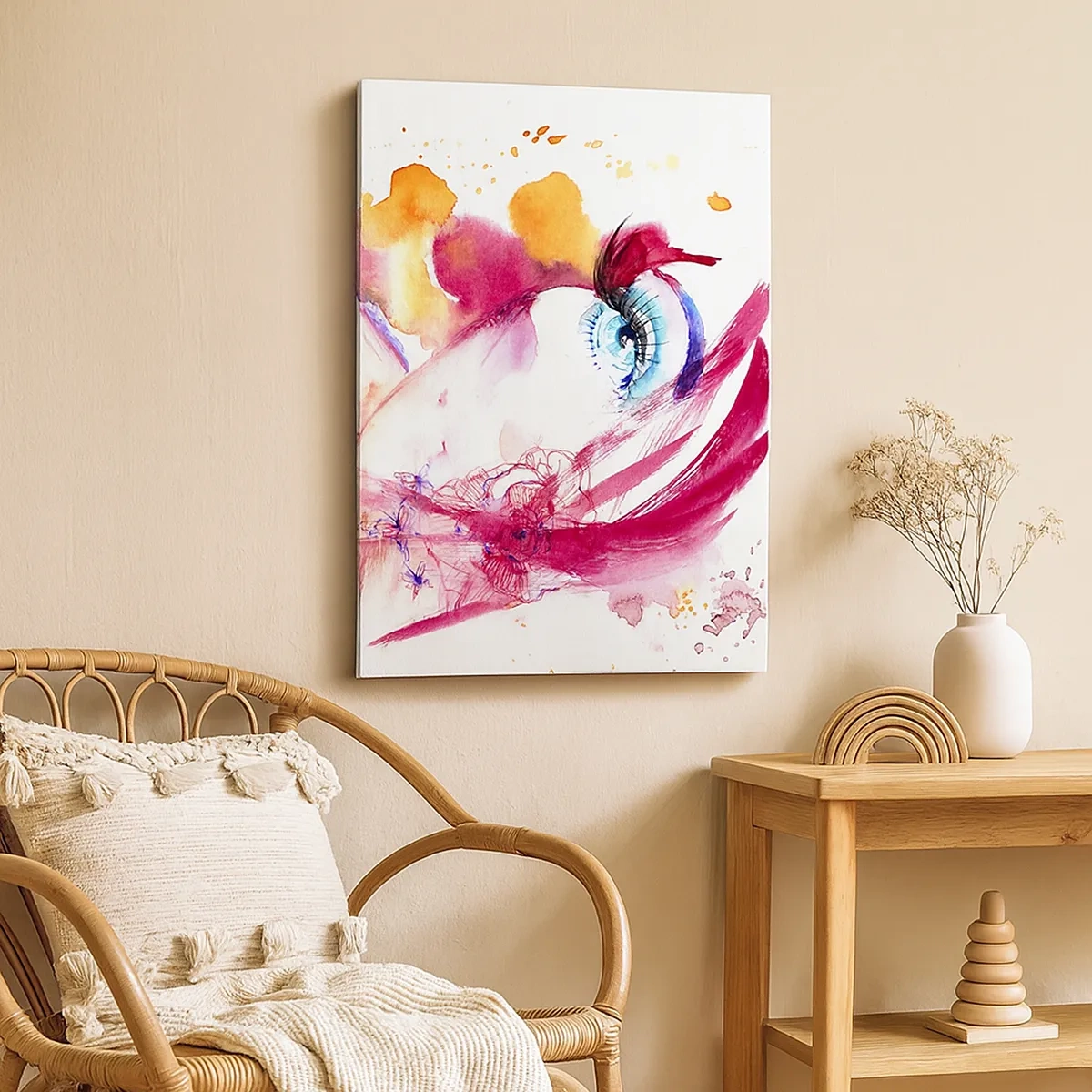 Obraz na plátne - V blízkosti svet rozkvitá - 50x70 cm