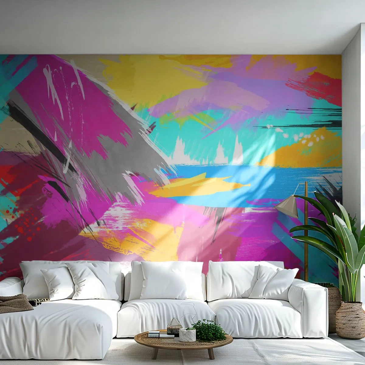 Fototapeta Premium Canvas - Šmuha, šmuha, sama šmuha - Abstrakcia, Kus, Moderný vzor - 300x210 cm