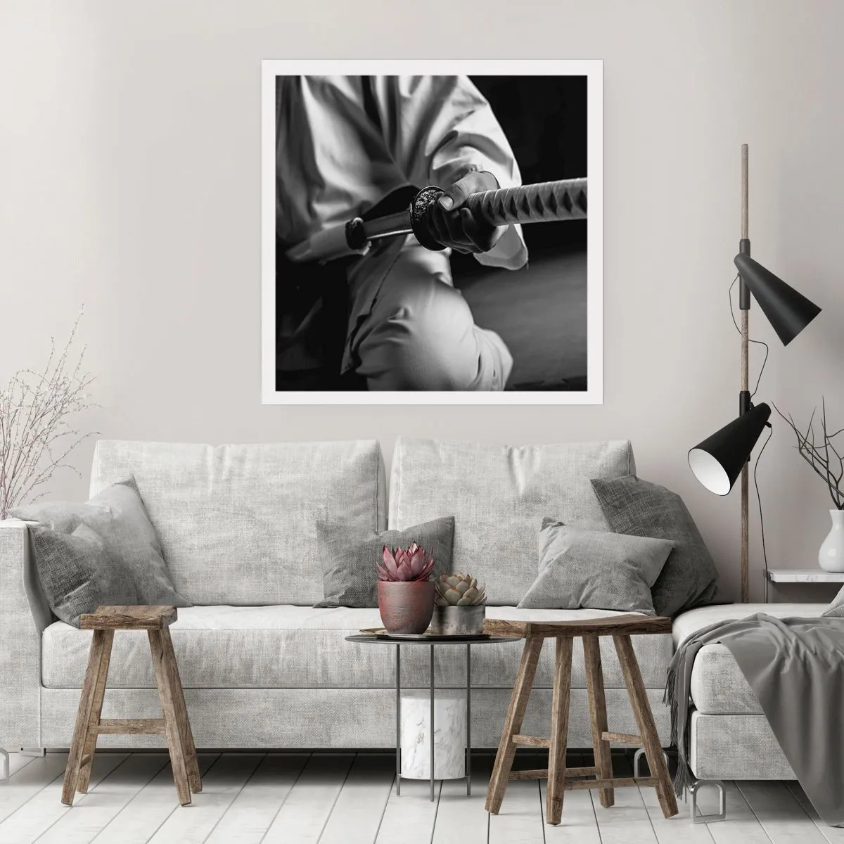 Plagát - Duša bojovníka - 30x30 cm