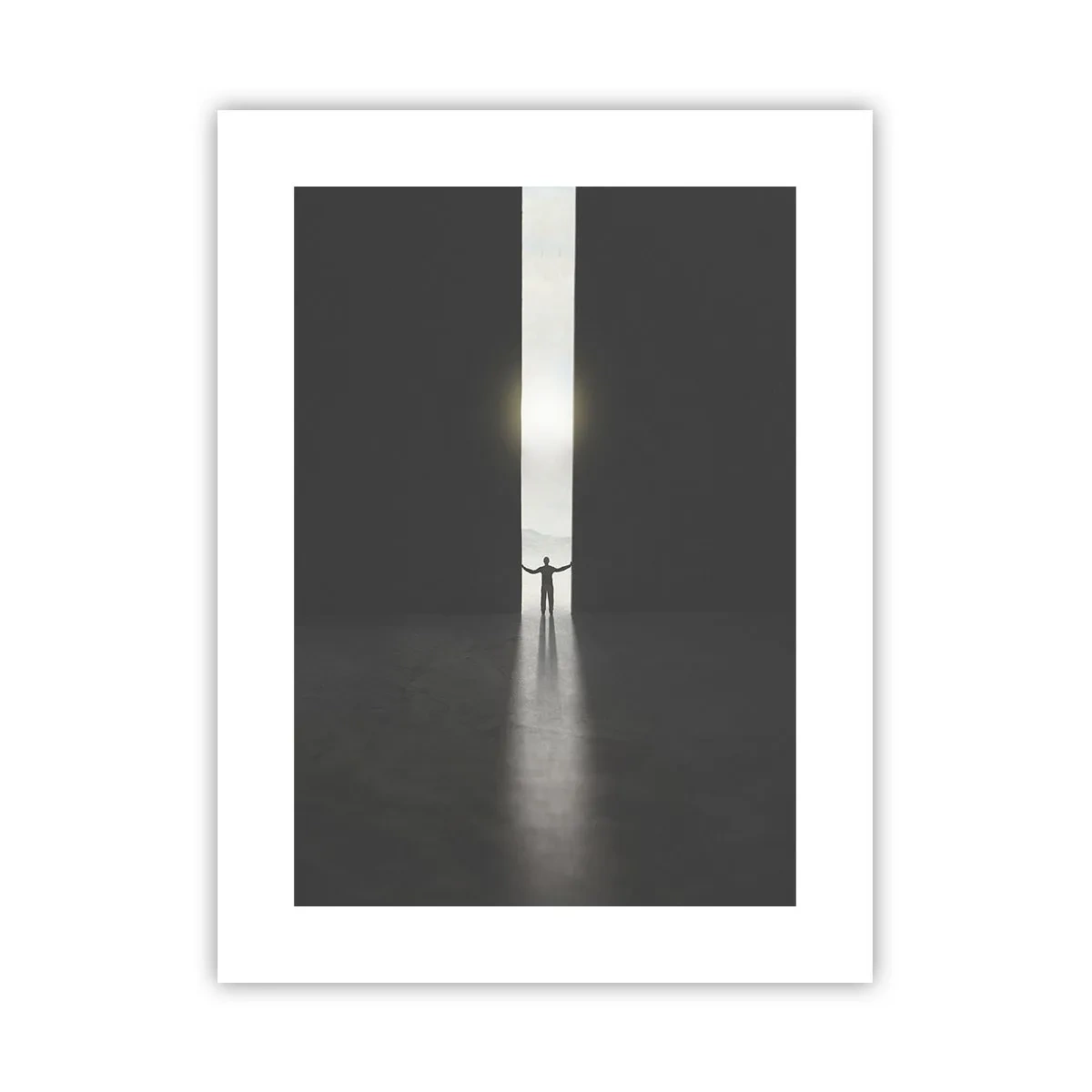 Plagát - Krok k svetlej budúcnosti - 30x40 cm