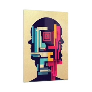 Obraz na skle - Nové väzby - 80x120 cm