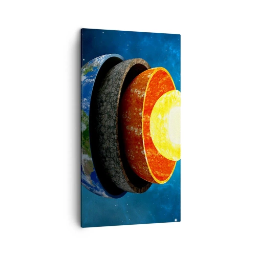 Obraz na plátne - Výprava do stredu Zeme - 45x80 cm