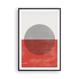 Plagát v čiernom ráme - Presný zásah - 61x91 cm
