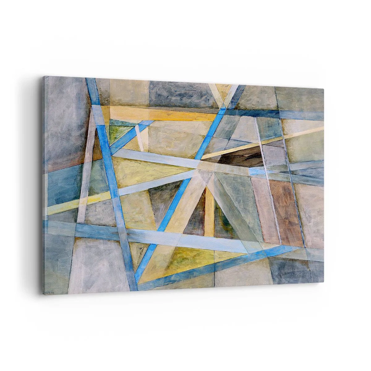 Obraz na plátne - Priamo alebo diagonálne? - 100x70 cm