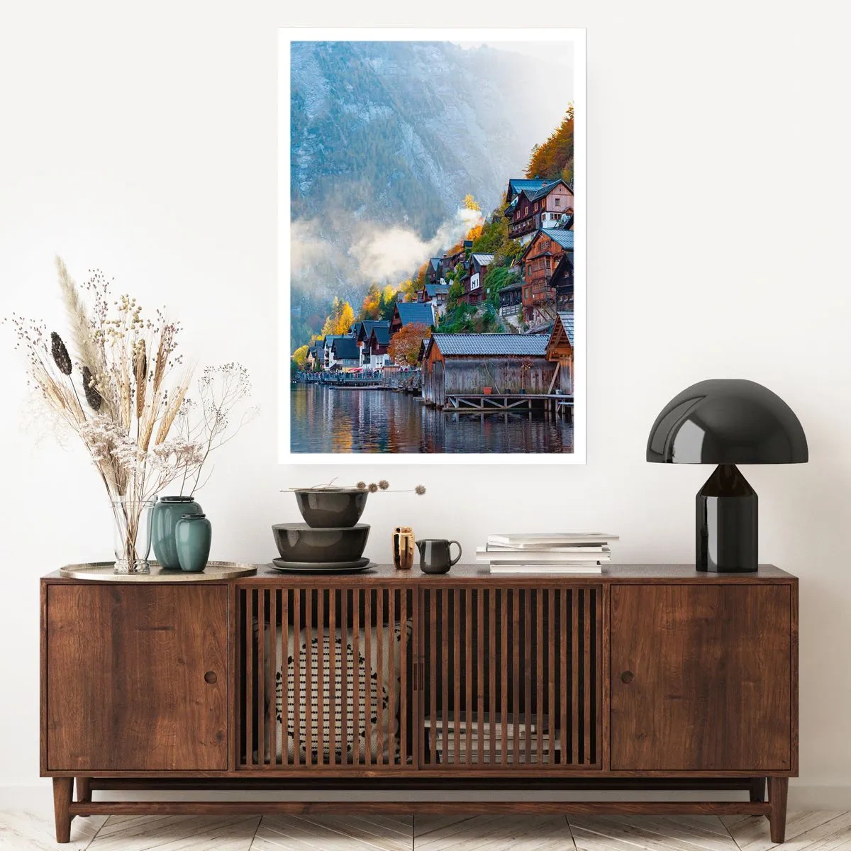 Plagát - Alpská krajina - 70x100 cm
