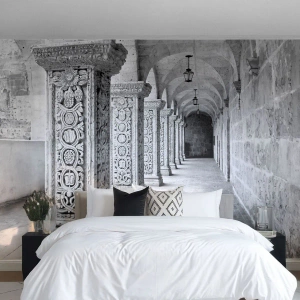 Fototapeta Premium Sand - Kam…? - Architektúra, Kus, Čierna a biela - 300x210 cm