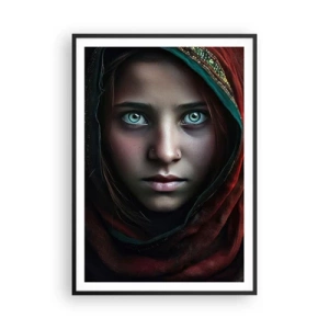 Plagát v čiernom ráme - Východná princezná - 70x100 cm