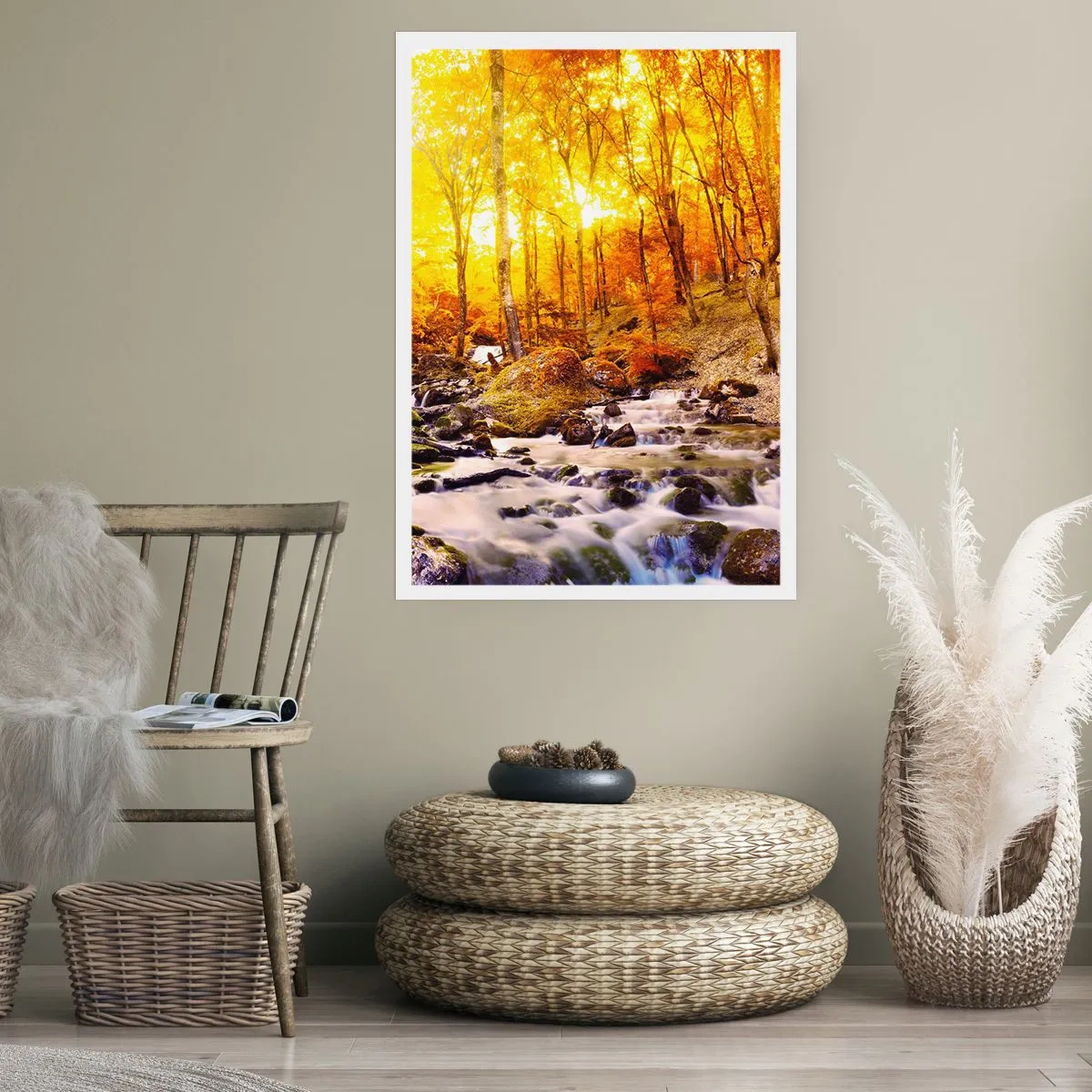 Plagát - Kamene zasadené do zlata a platiny - 70x100 cm