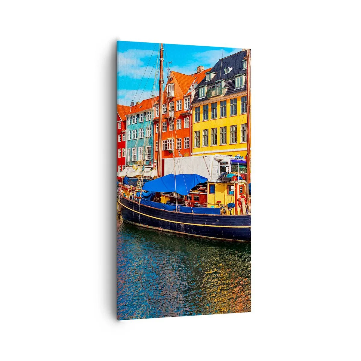 Obraz na plátne - Radostné nábrežie - 65x120 cm