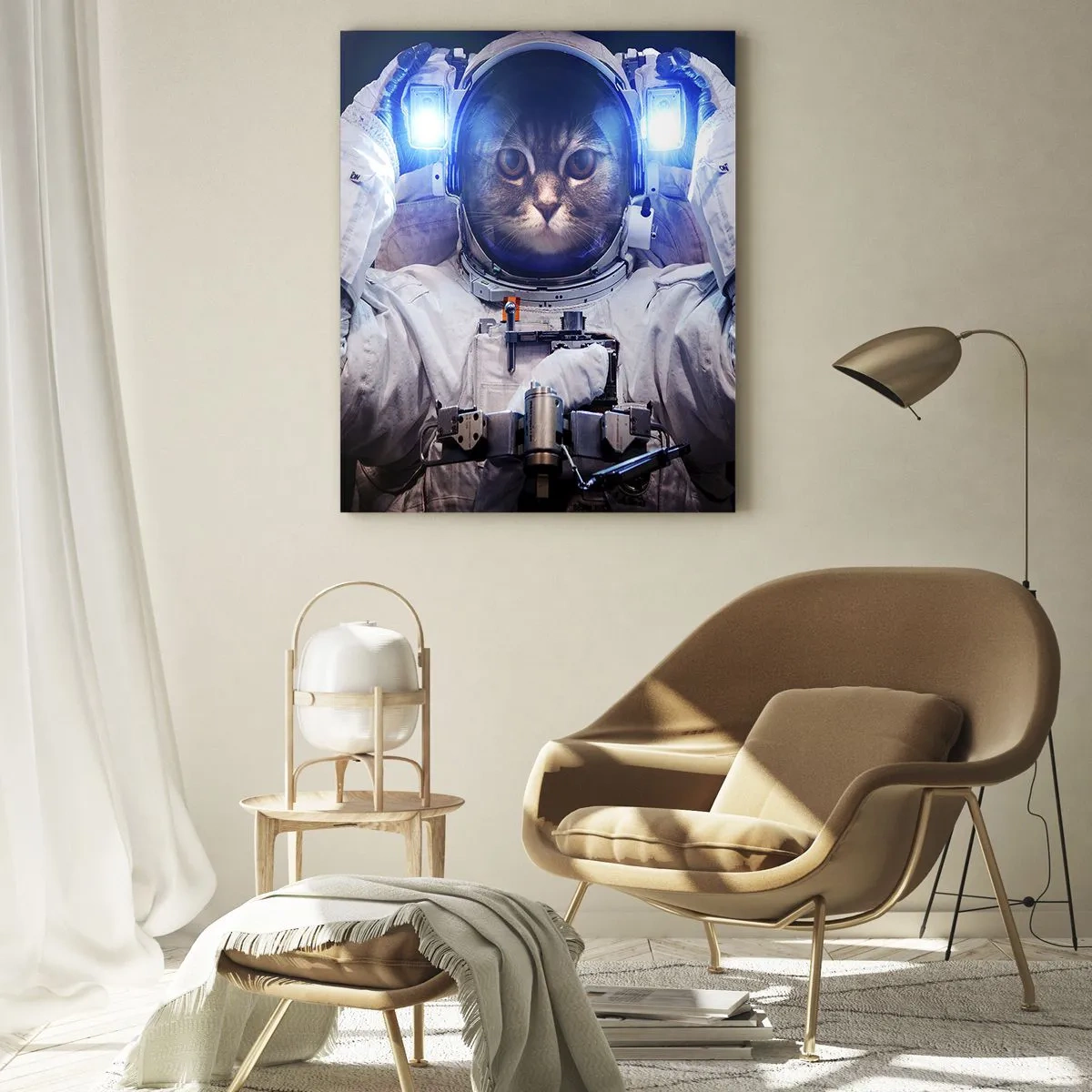Obraz na skle - Houston, máte problém - 70x100 cm